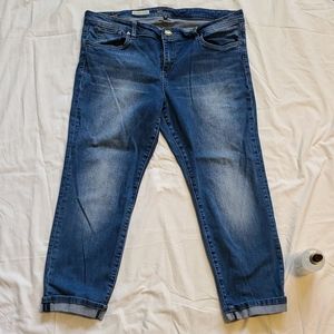 Catherine Slim Boyfriend crop cuffed jeans